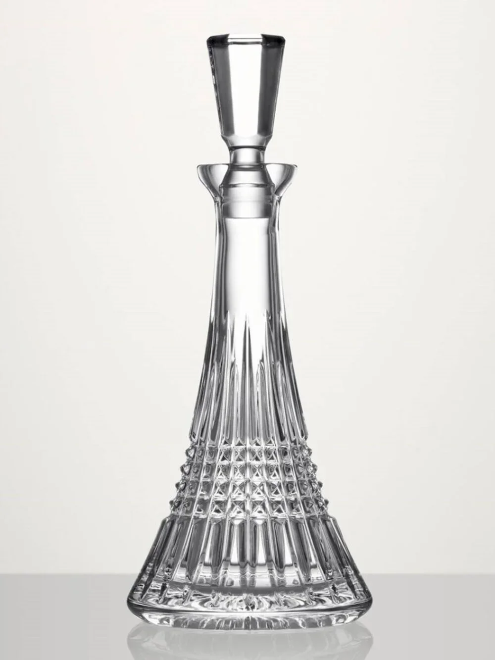 New ~ Waterford Lismore Diamond Crystal Decanter 13.5